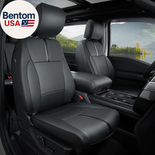 For Ford F150 Seat Covers 2015-2022 2023 2024 2025,Full Set Leather Waterproof B