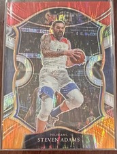 2020-21 Panini Select - Concourse Steven Adams #19 Red White Orange ShimmerPrizm