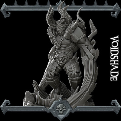 VOID SHADOW Aberration Resin 3D Printed Fantasy Miniature D&D Tabletop RPG