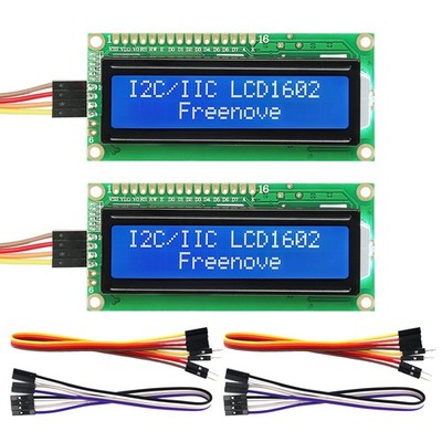 2 PCS I2C IIC LCD 1602 Module TWI Serial 16x2 Display Fits Arduino ESP32