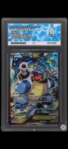 Pokémon TCG Blastoise EX XY122 Black Star Promo Full Art ACE 6