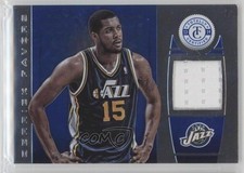 2013-14 Totally Certified Memorabilia Totally Blue 26/49 Derrick Favors #80 9k7