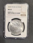 1878 7TF REV Of 78 $1 Morgan Silver Dollar NGC MS 63