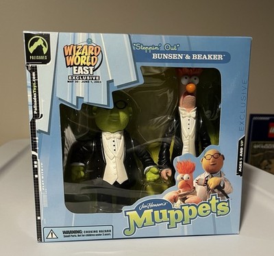 Palisades The Muppets Steppin Out BUNSEN & BEAKER Wizard World 2003  Exclusive