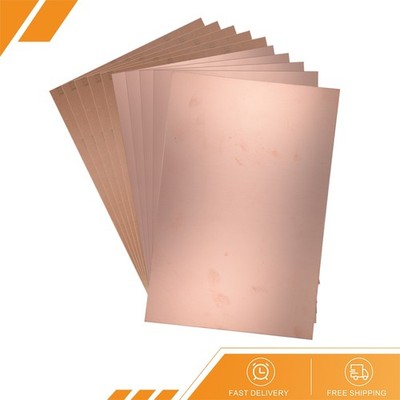 10pcs 300x200mm Single-Sided Copper Clad Laminate PCB Circuit Board 1.5mm T