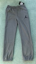 NWT Boys Jordan Nike Heather Gray Dri-Fit Training/Jogger Pants w/Pockets Size L
