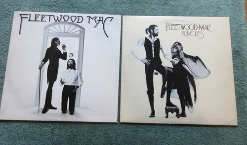 Lot 2 Fleetwood Mac Vinyl LPs - Self-Titled (1975) & Rumors (1977) Warner Bros.