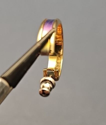 Vintage 1980's Niobium Hoop Earrings - Picture 23 of 23