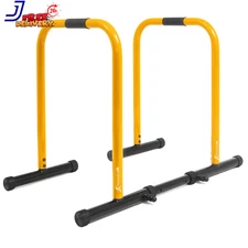 Dip Stand Station Portable Body Press Bars Safety Connector Adjustable Height US