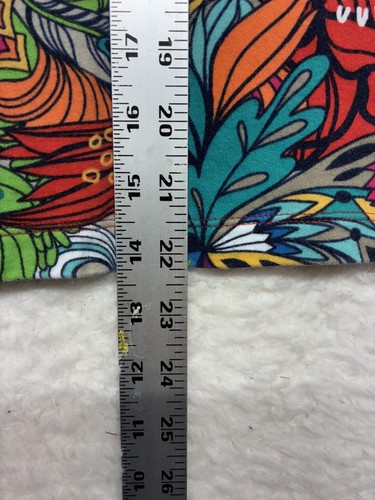 Westbound Shirt Womens 1X Multicolor Floral Abstract Print Short Sleeve Cotton - Picture 12 of 14