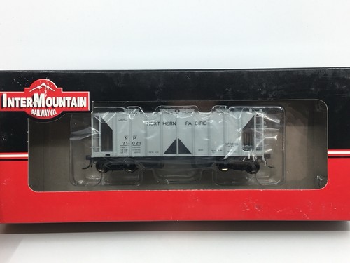 Ho Intermountain 48635-11 Northern Pacific 1958 2 bahías tolva cubierta NP #75021 | Condition: Used