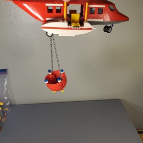 LEGO CITY: Fire Helicopter (7206) | Retired 99% Complete w/Manual. No Box Or Fig