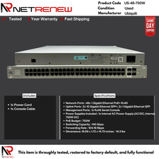 Ubiquiti US-48-750W UniFi 48-Port PoE Switch 750W