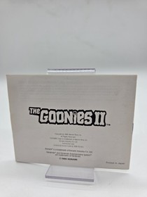 The Goonies II 2 Nintendo Nes Cib Ovp Box FRG