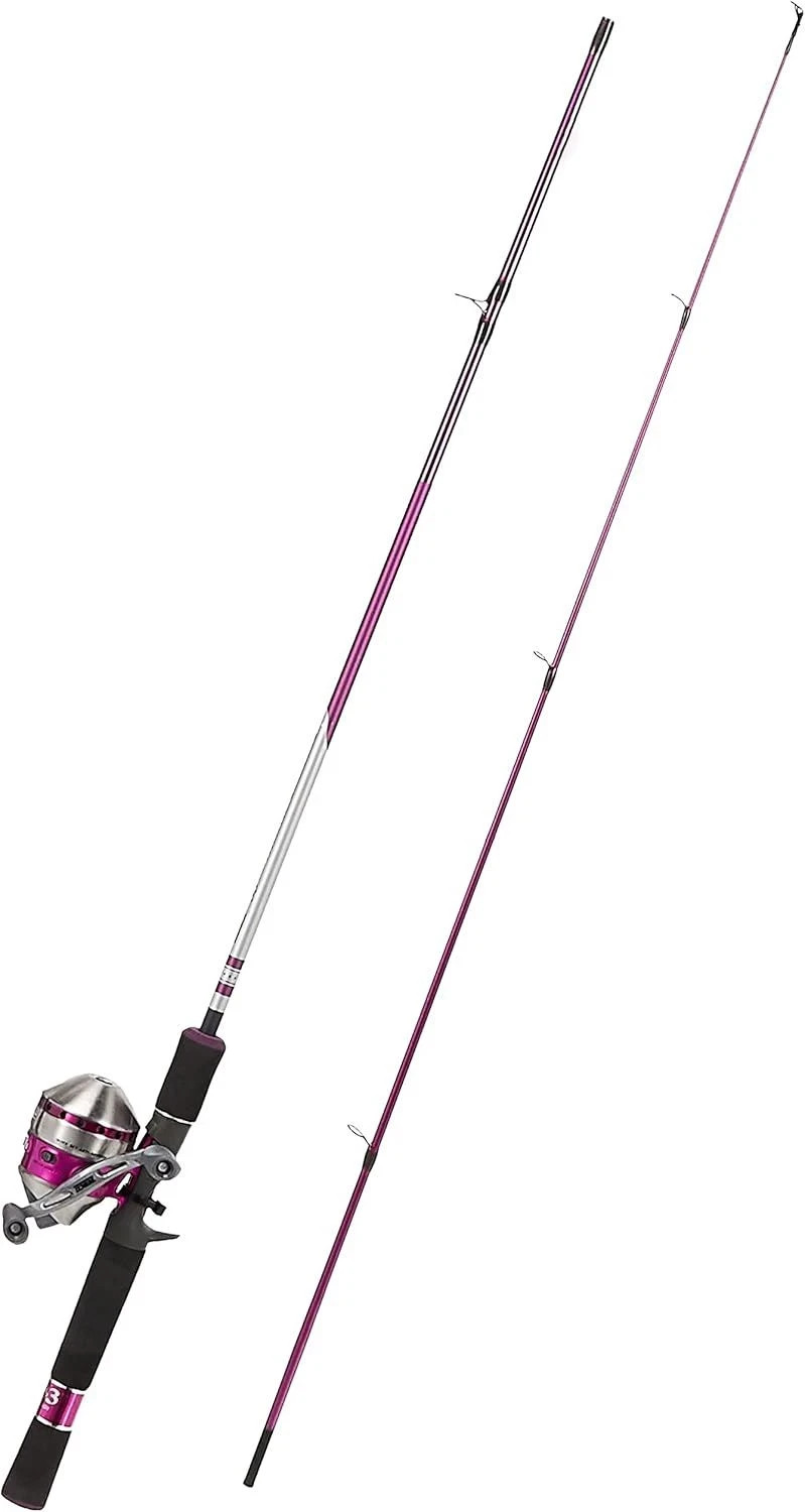 Zebco 33 Spincast Reel and Fishing Rod Combo 6-Foot 2-Piece 