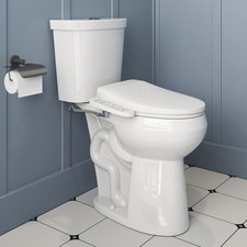 HOROW Two-Piece Elongated Toilet Smart Seat 1.1/1.6 GPF Dual Flush 12'' Rough In
