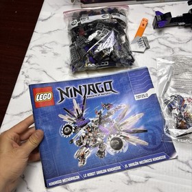 LEGO NINJAGO Lot Of 2 Nindroid Mechdragon 70725 & Titan Mech (Incomplete Sets)