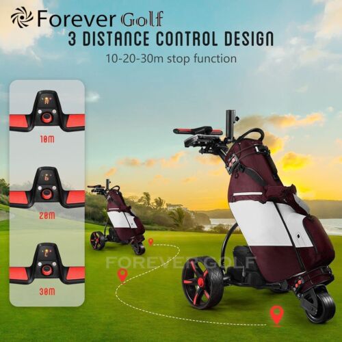 Forever Golf buggy Electric Motorised golf trolley with 36AH Deep Cycle Battery - Picture 3 of 17