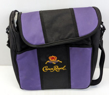 Crown Royal Bolso de Mano Aislado Bolso Refrigerador Cremallera Correa para el Hombro 12" de Alto Fácil Limpieza