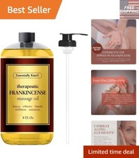 100 Pure Frankincense Massage Oil - 8 Fl Oz for Joint Pain Relief and Skin Care