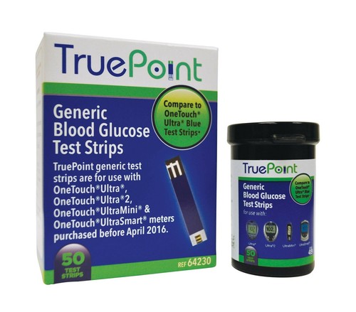 True Point Generic Blood Glucose Test Strips Diabetics Medical Tools 50 Ct Box - Picture 3 of 9