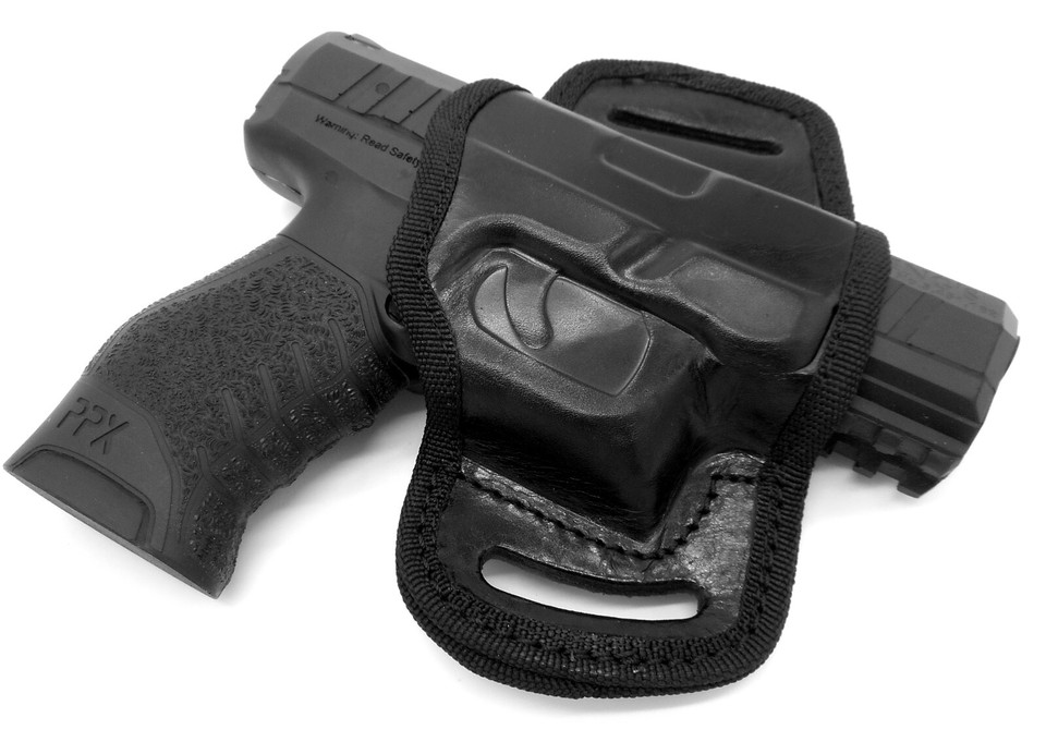 Right Hand Open Top Black Brown Speed Draw Belt Holster - Choose Gun