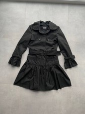 Dolce Gabanna Women Trench Coat Dress vintage rare Size 38