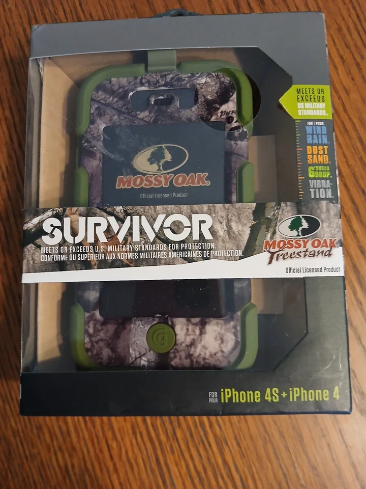 Funda Mossy Oak Survivor para iPhone 4S/iPhone 4 Treestand Camuflada Protectora Foto 2 de 4