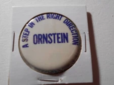 1-1/2" Ornstein Unknown office and location cello pinback button