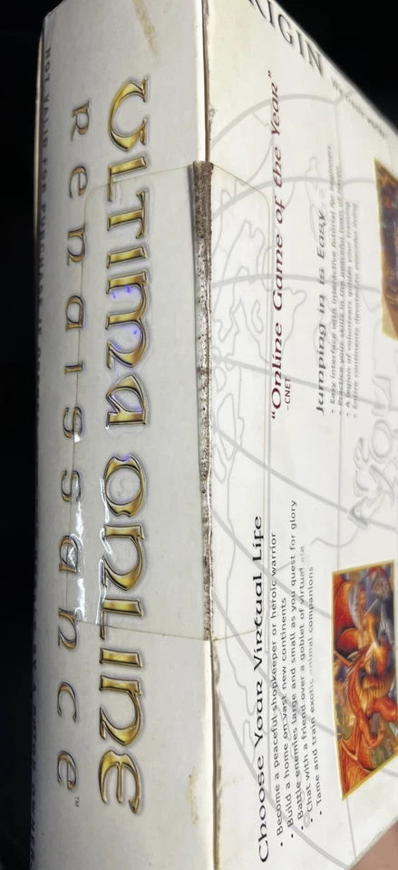 *RARE* SEALED NEW Ultima Online: Renaissance (PC, 2000) **Box Condition 6/10** - Image 4 of 4