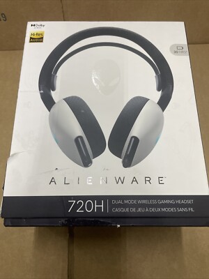 Alienware - Dual Mode Wireless Gaming Headset - AW720H - WHITE -{MISSING DONGLE}