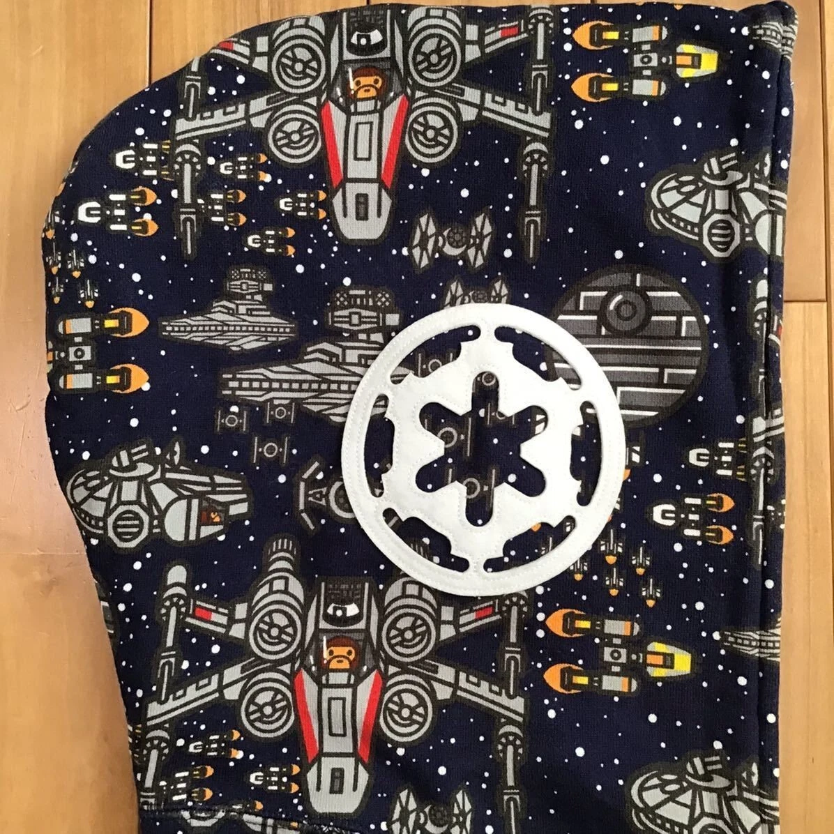 A BATHING APE (BAPE) Felpa con cappuccio e zip intera BAPE × Starwars Milo una scimmia da bagno NIGO taglia M uomo Giappone!!!!!!!