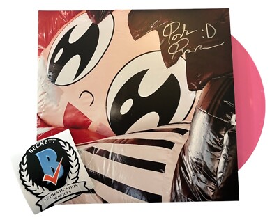 PORTER ROBINSON SIGNED SMILE :D PINK VINYL LP record Beckett BAS