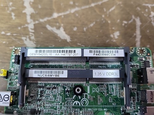 Intel Mini PC NUC 2.3 Ghz i5 5300U NUC5i5MYBE Main System Motherboard - Bild 2 von 5