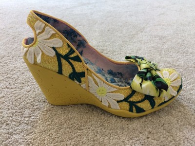 yellow floral shoes