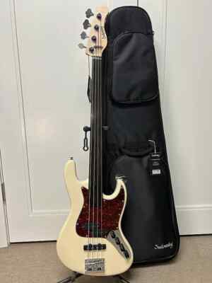 Sadowsky MetroLine 21-Fret Vintage P/J Bass 4-String Fretless - Olympic White