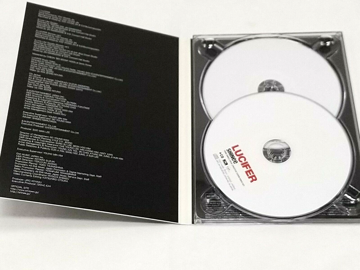 Shinee Lucifer Limited Edition Type B Japan CD+DVD+Photobook+