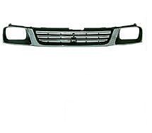 Mascherina griglia per mitsubishi l200 1996 al 1998 cromata e nera