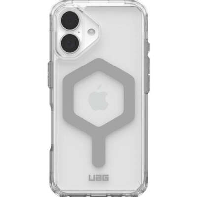 Handyhülle für iPhone 16 UAG Case Cover Futeral Etui Tasche Transparent / Weiß