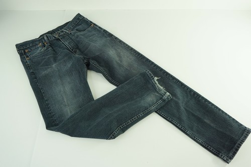 Levis 505 Jeans Mens 32x32 Dark Blue 
