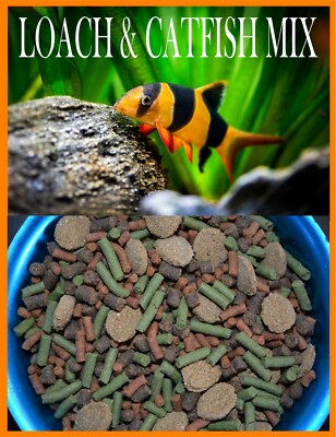 ABF LOACH & CATFISH MIX,Krill Wafer,Veggie Stick,Pleco,Snail,Spirulina,ABF262