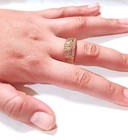18k YG Diamond Ring 1.00 CT. Nice Dias.  5.24gr Lot's of sparkle, easy to wear! — photo 6
