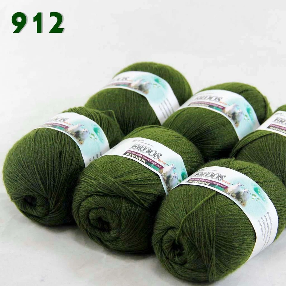 Sale 6 Skeinsx50g LACE Soft Acrylic Wool Cashmere hand knitting Crochet Yarn 912 - Image 3 of 4