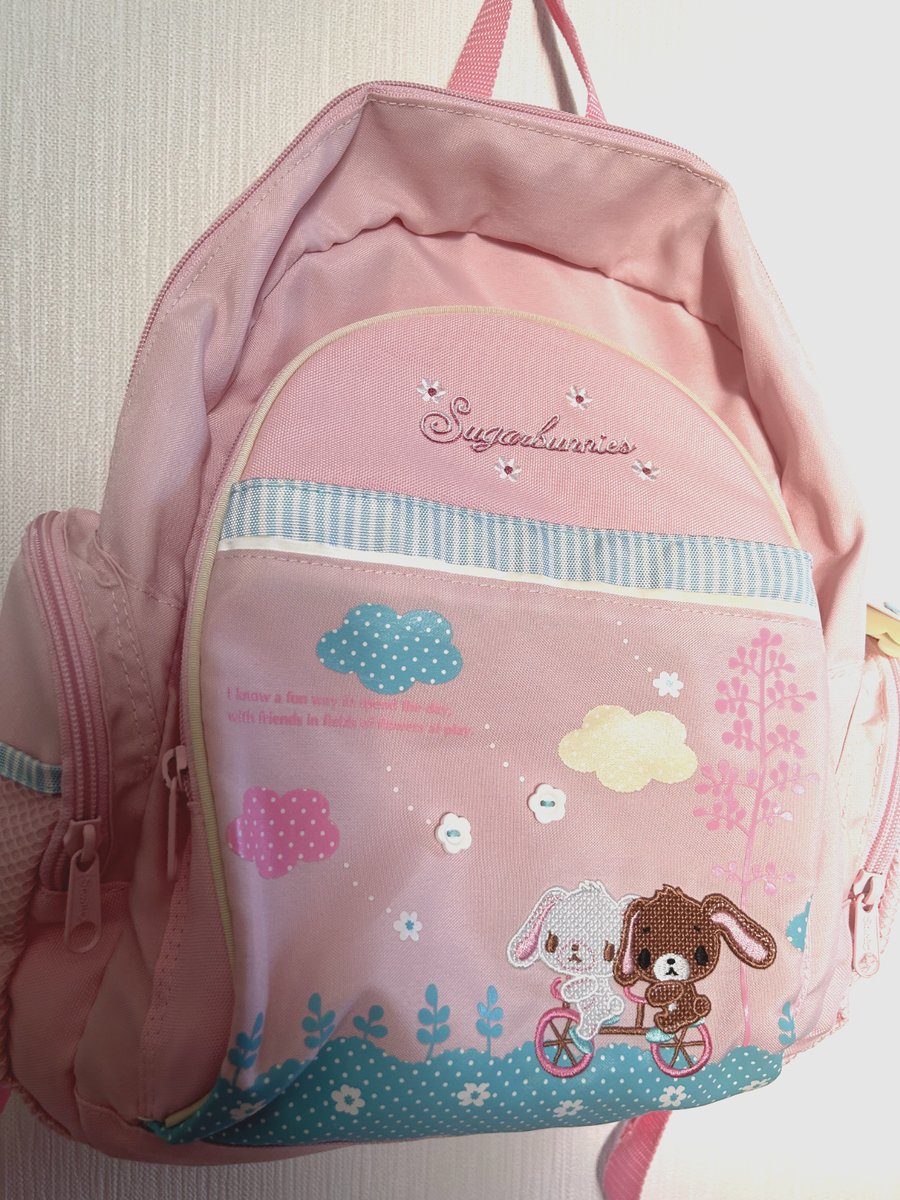 Sugarbunnies ピンク リュック　新品 SANRIO Sugarbunnies Backpack Rucksack Bicycle Girl Pink Cute