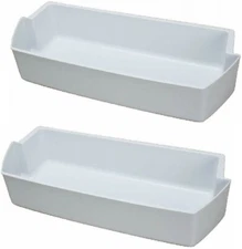 WP2187172 Refrigerator Door Bin Replacement Whirlpool/Kenmore  WHITE 2 Pack