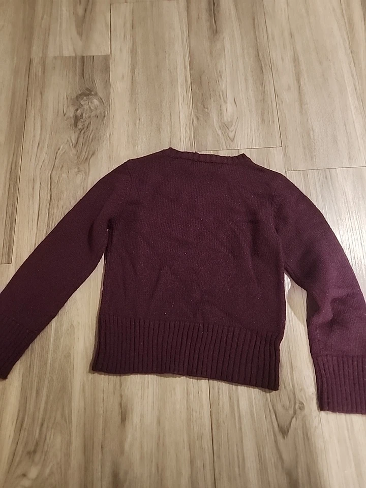 Mini Suéter ESprit Niñas Pequeñas M/5 Granate con Corazones Rosados Foto 4 de 4