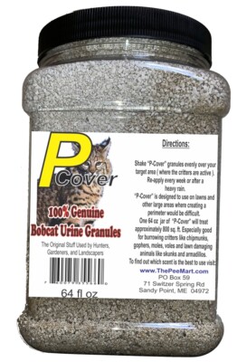 Bobcat P-Cover Bobcat Urine Granules 64 fl oz. Save over $20 vs 16 oz size!