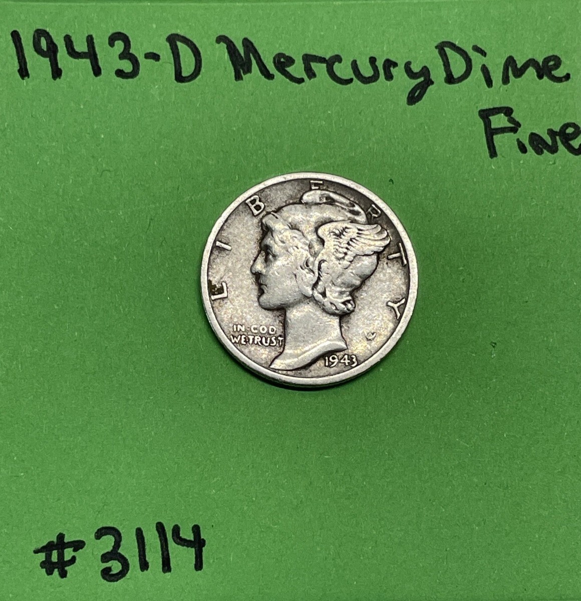 1916年 アメリカ ダイム 1916年 バーバー・ダイム銀貨！ S刻印！【美品