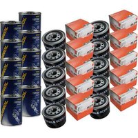10X Original Mahle / Knecht ÖLfilter OC 570 + 10X SCT Motor Flush MotorspüLung