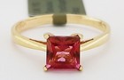 GENUINE 1.15 Cts PINK SAPPHIRE SOLITAIRE RING 10K GOLD - Free Certificate  - NWT — photo 1